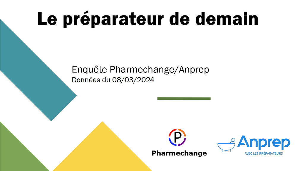Restitution de l’étude : Le préparateur de demain